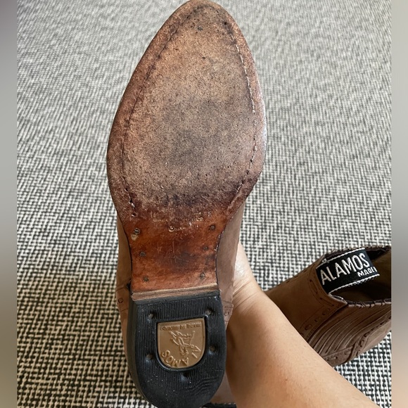 Alamos Authentic Mexican Ankle Cowboy Boots - Picture 7 of 7